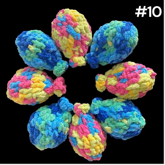 Crochet Water Balloons Reusable Handmade Pool Toy Game Latex Free (Set of 8) - Picture 10 of 13